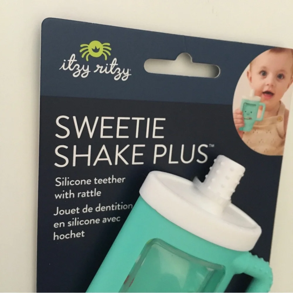 NEW Itzy Ritzy Sweetie Shake Plus Silicone Teether